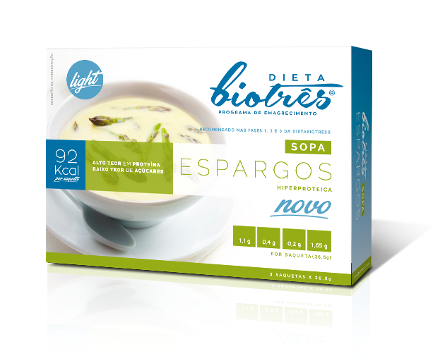 sopa de espargos dieta biotrês