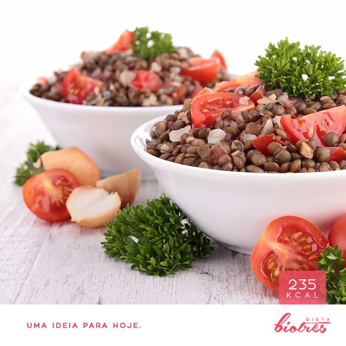 Salada de lentilhas