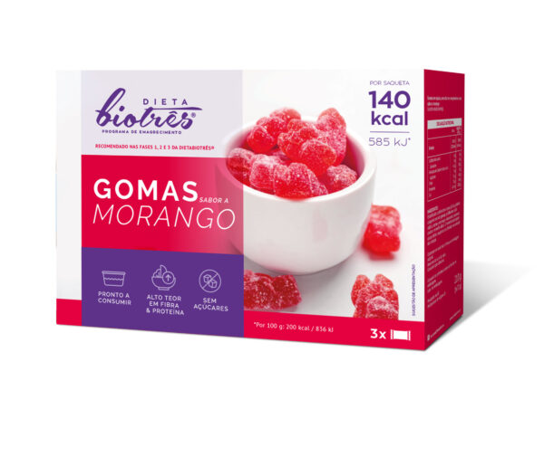 Gomas Morango Dieta Biotrês