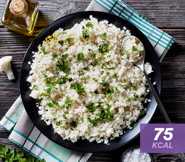 arroz de couve-flor low carb