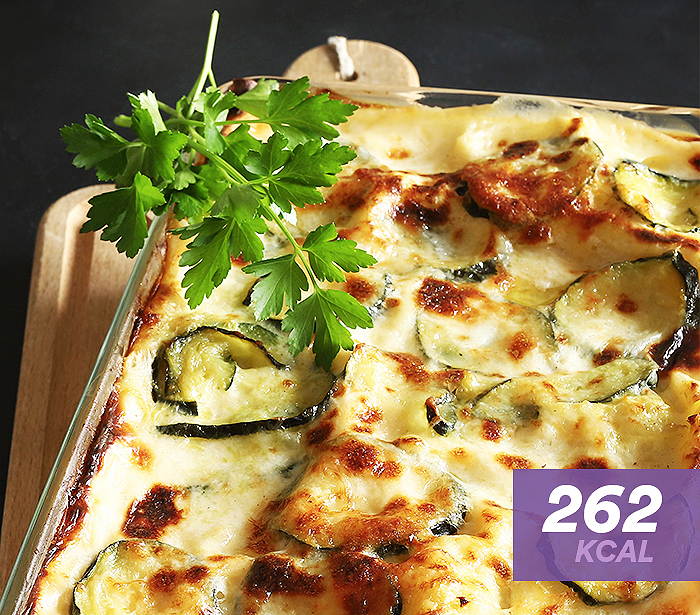 Lasanha Light Atum e Curgete